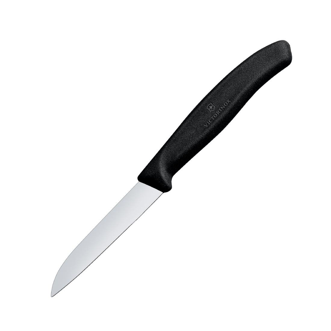 Victorinox recht schilmesje 8cm zwart