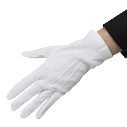 Heren serveerhandschoenen wit L
