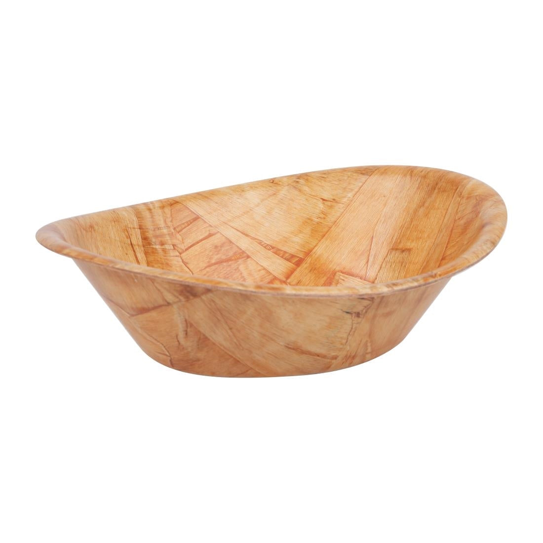 Ovale houten kom klein