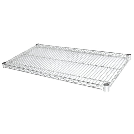 Vogue chroom schappen voor Vogue voorraadrekken 152,5x45,7cm (2 stuks)