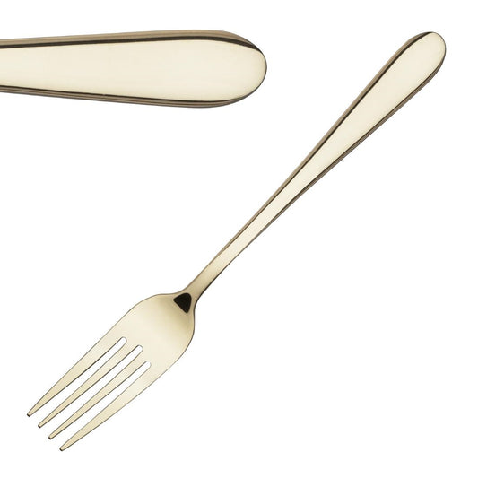 Olympia Buckingham Tafelvorken Champagne Goud (12 stuks)