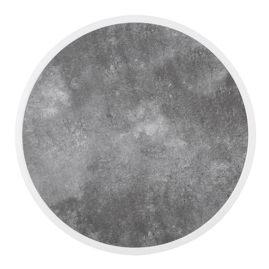 Bolero Rond Tafelblad Van Glasvezel, Donker Steeneffect, 580mm