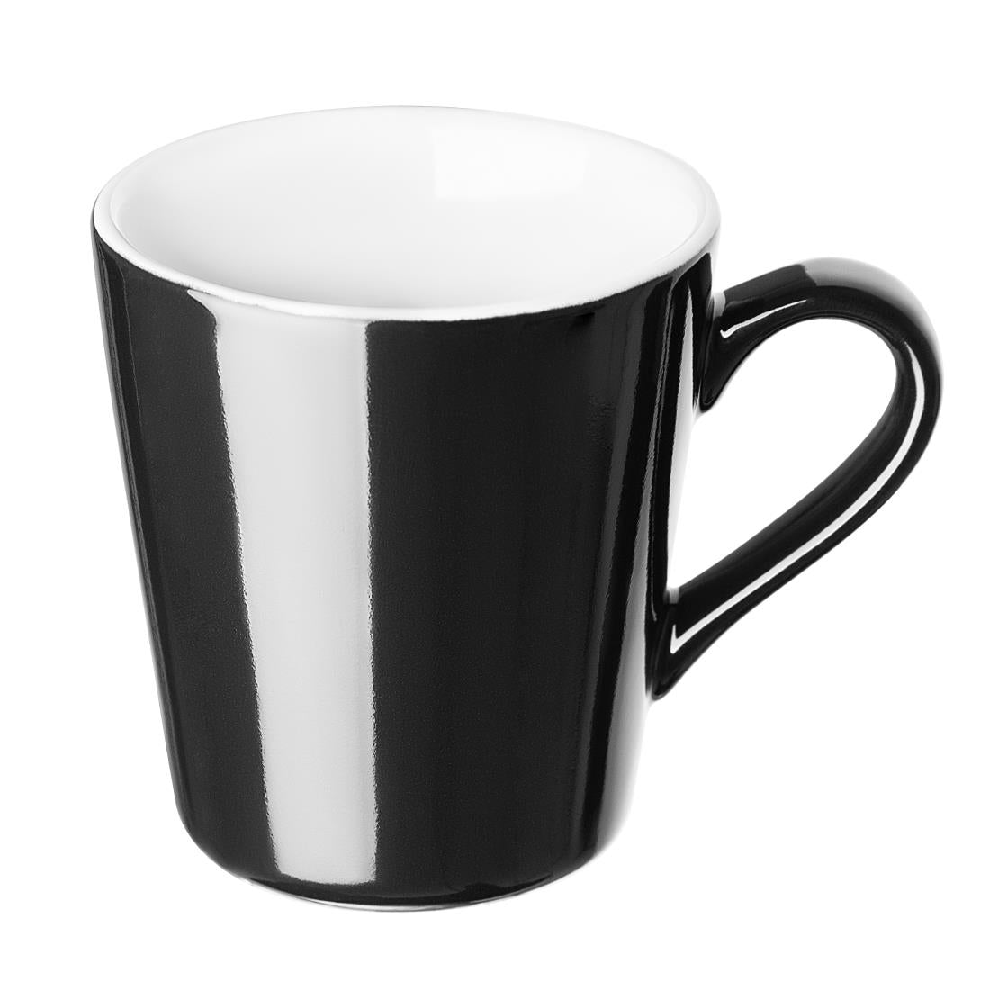 Olympia koffiekop zwart - 170ml (pak van 12)