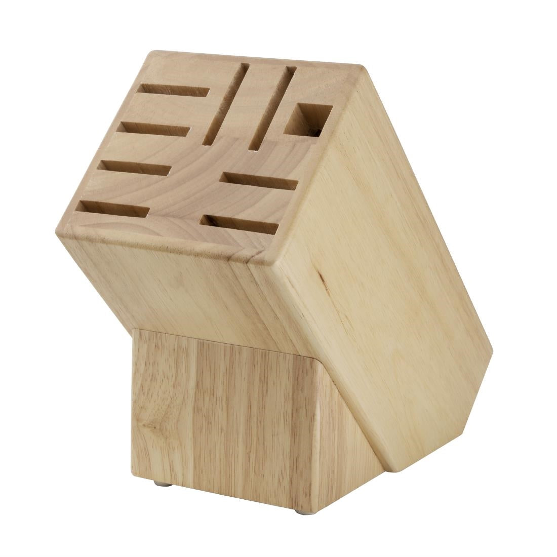 Vogue houten messenblok 9 sleuven