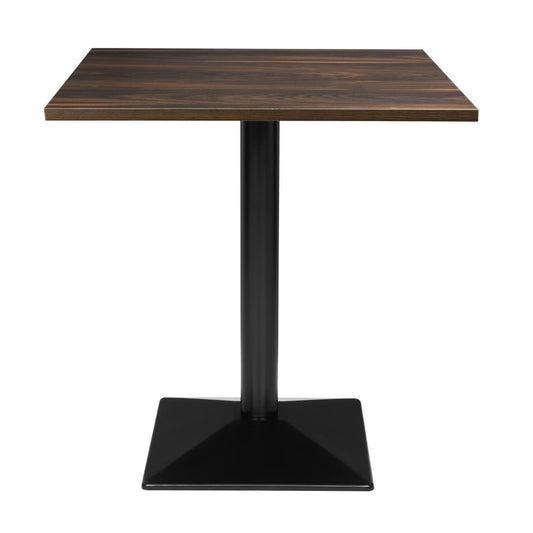 Bolero Complete Tafel Vierkant Donker Hout Effect 700mm