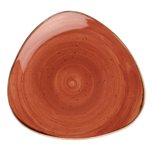 Churchill Stonecast Spiced Orange Lotus Bord (pak van 6)