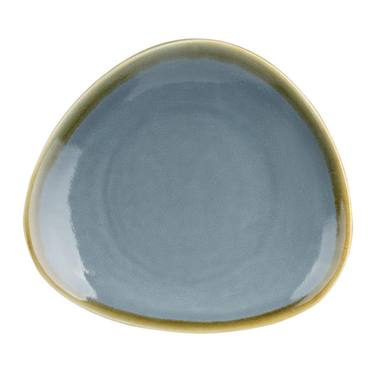Olympia Kiln driehoekige borden blauw 28cm (4 stuks)