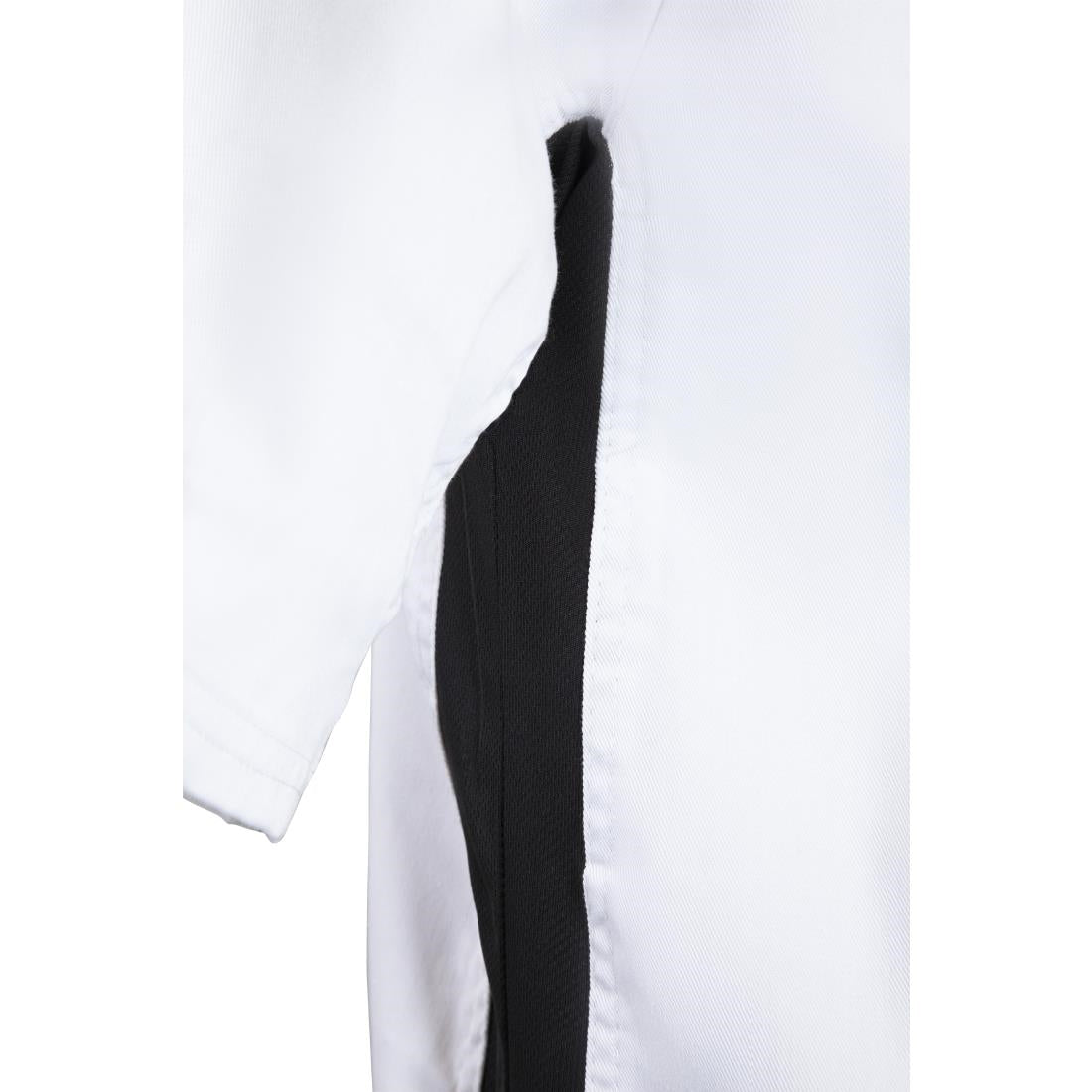 Whites Nevada koksbuis wit met zwart contrast L