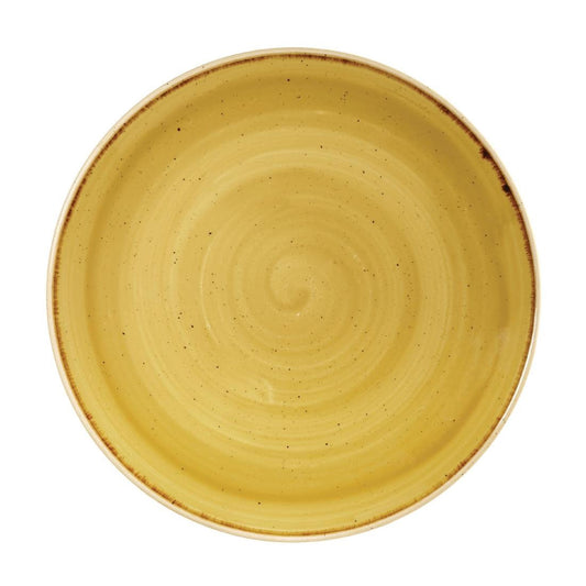 Churchill Stonecast Mustard Lotus Evolve Coupe Bord 26cm (pak van 12)