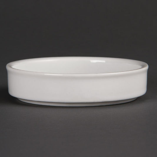 Olympia Whiteware stapelbare tapasschaaltjes 10,2cm (6 stuks)