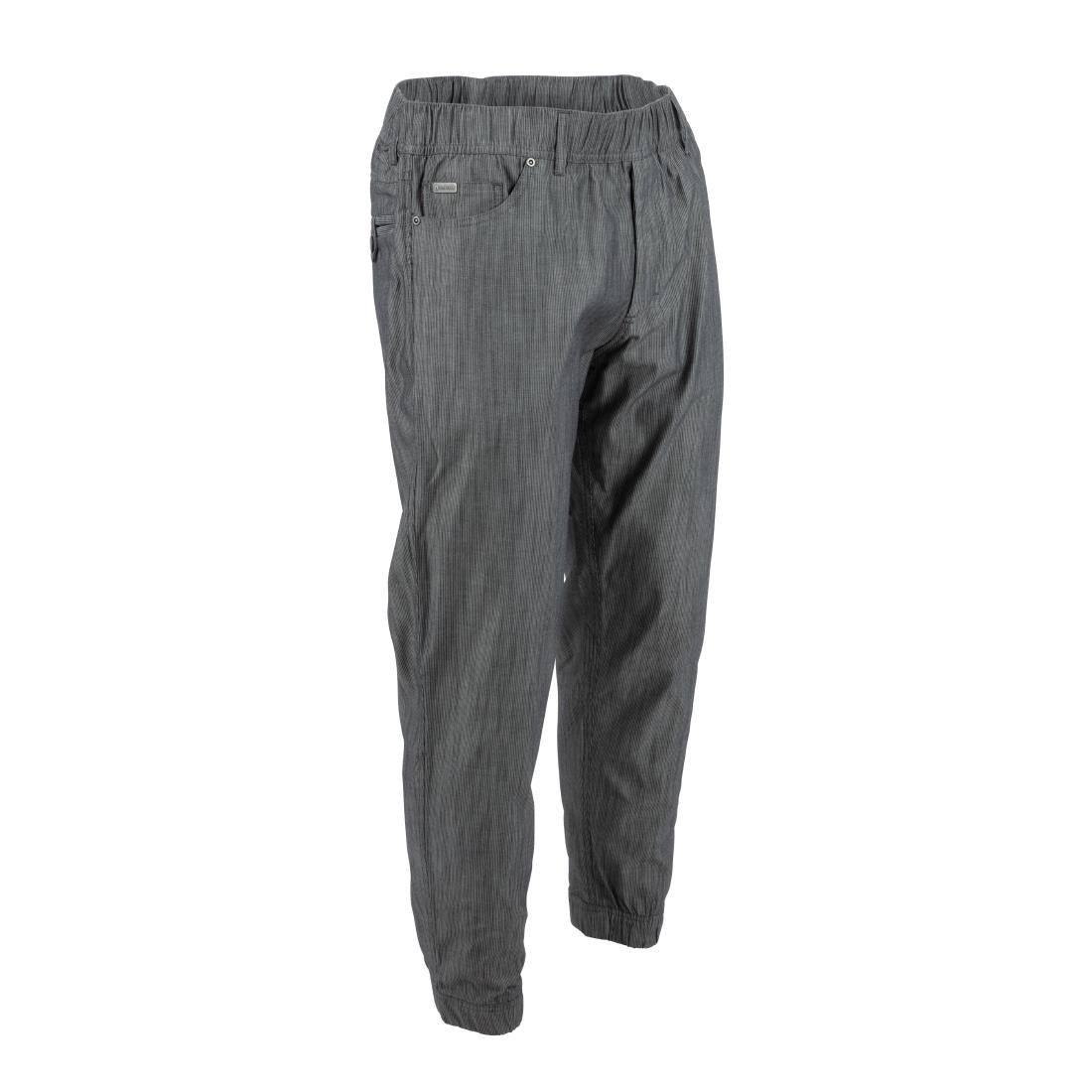 Chef Works Urban Jogger 257 koksbroek zwart-wit fijn gestreept L