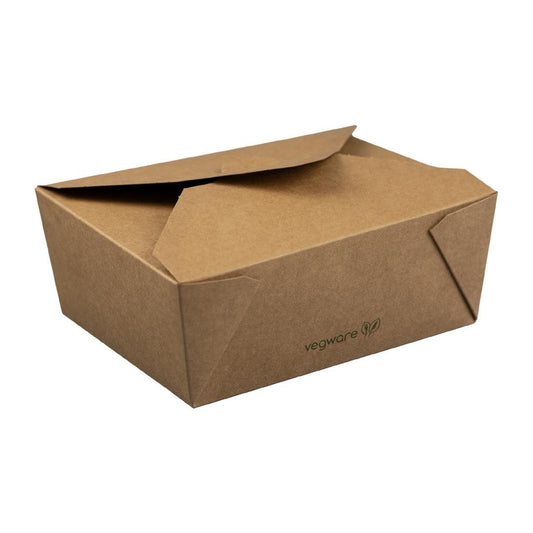 Vegware composteerbare kartonnen voedseldozen 1,8L (180 stuks)
