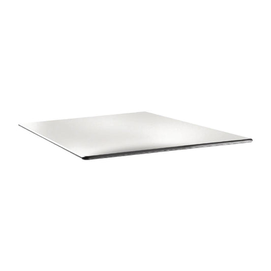 Topalit Smartline vierkant tafelblad wit 70cm