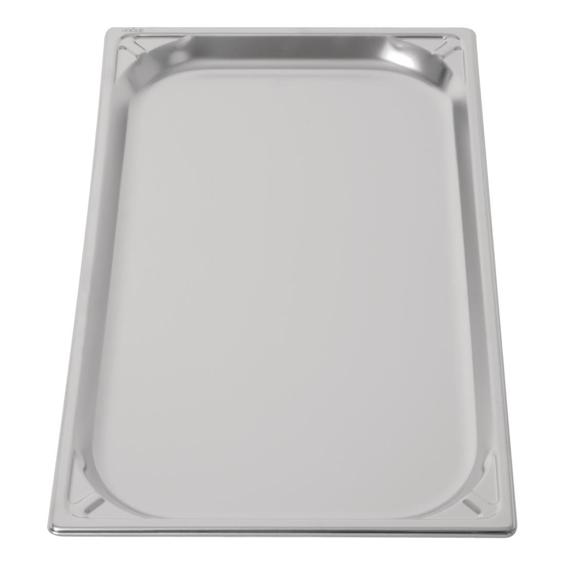 Vogue heavy-duty RVS GN 1/1 bak 20mm