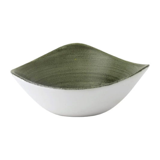 Churchill Stonecast Patina Burnished Green Lotus Kom 17.8cm (pak van 12)