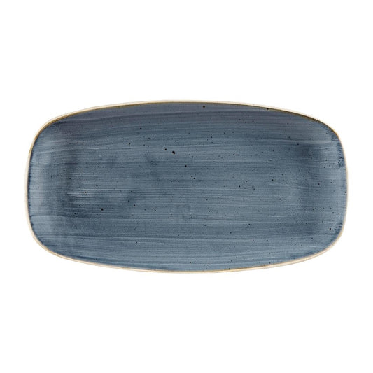 Churchill Stonecast Blueberry Chefs Ovaal Bord 29.8 x 15.3cm (pak van 12)