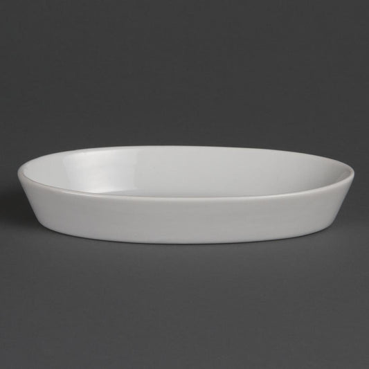 Olympia Whiteware ovale ovenschalen 19,5x11cm (6 stuks)