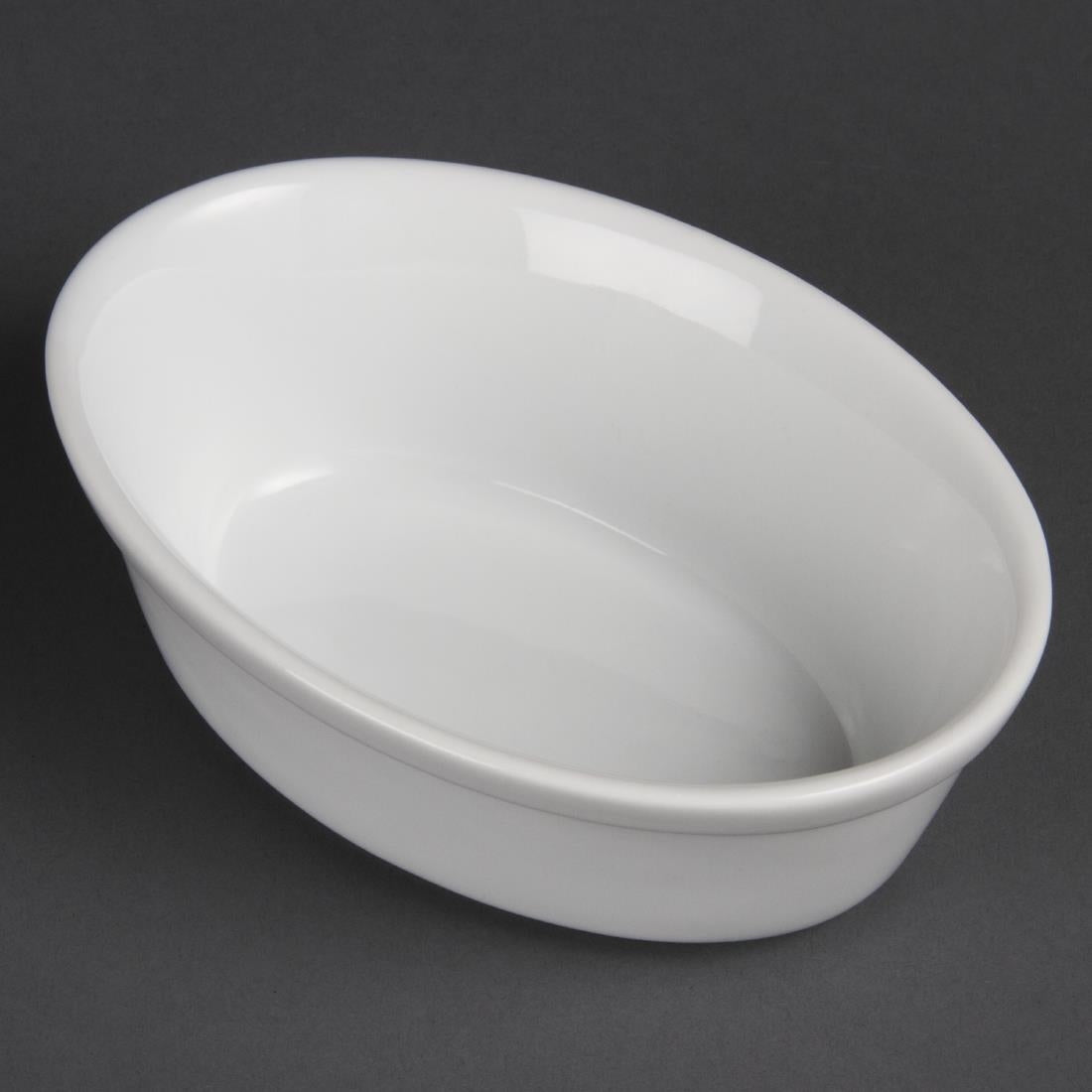 Olympia Whiteware ovale schaaltjes 16,1cm (6 stuks)