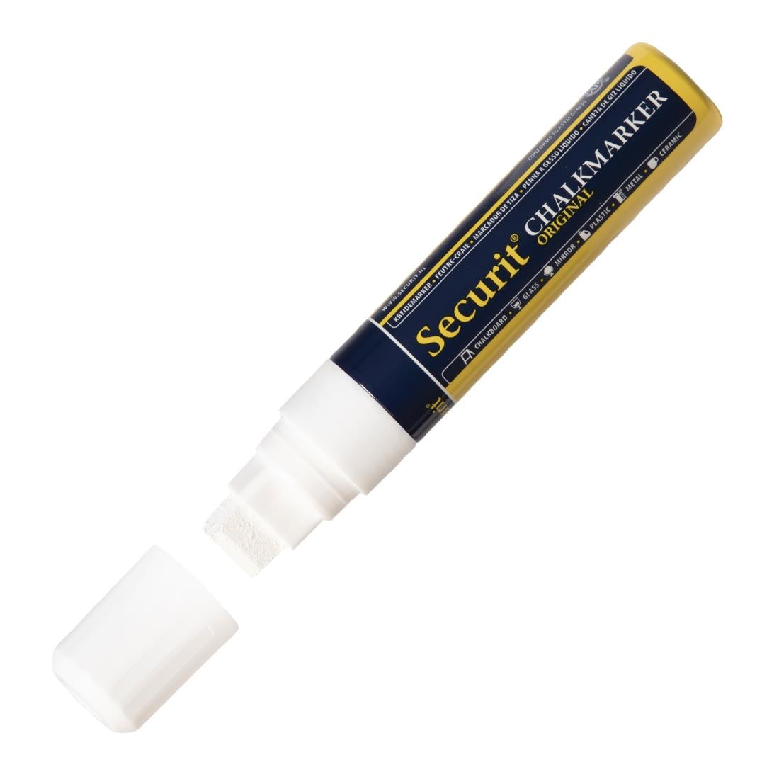 Securit wisbare krijtstift wit 15mm