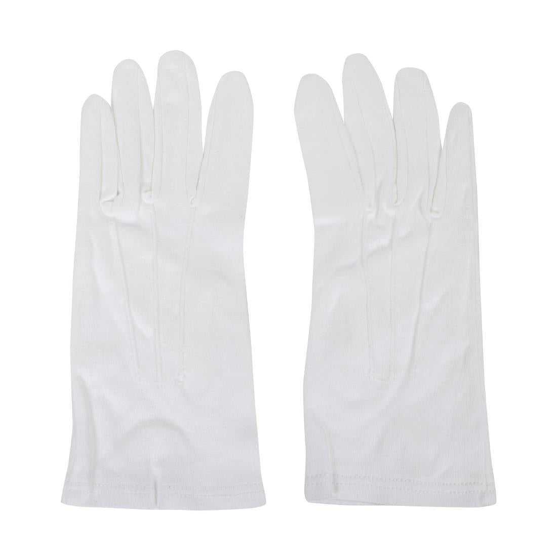 Heren serveerhandschoenen wit L