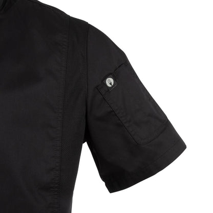 Chef Works Springfield unisex koksbuis met rits zwart L