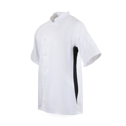 Whites Nevada koksbuis wit met zwart contrast L