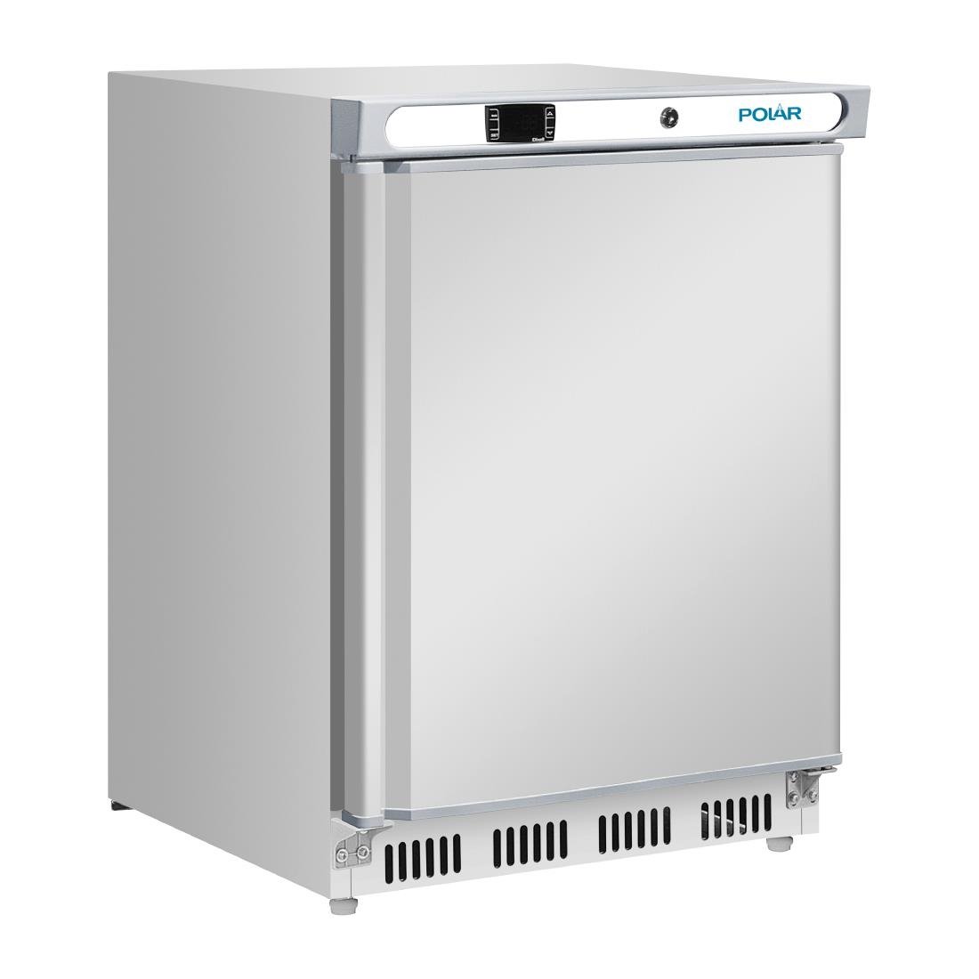 Polar C-Series lage Koelkast Roestvrij Staal 150Ltr