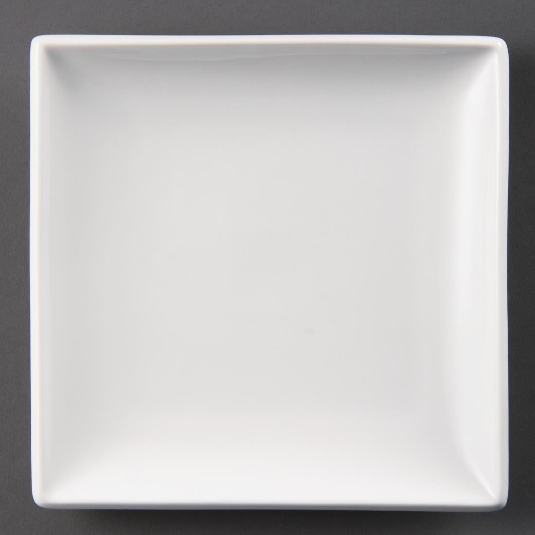 Olympia Whiteware vierkante borden 24cm (12 stuks)