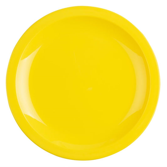 Olympia Kristallon polycarbonaat borden 23cm geel (12 stuks)