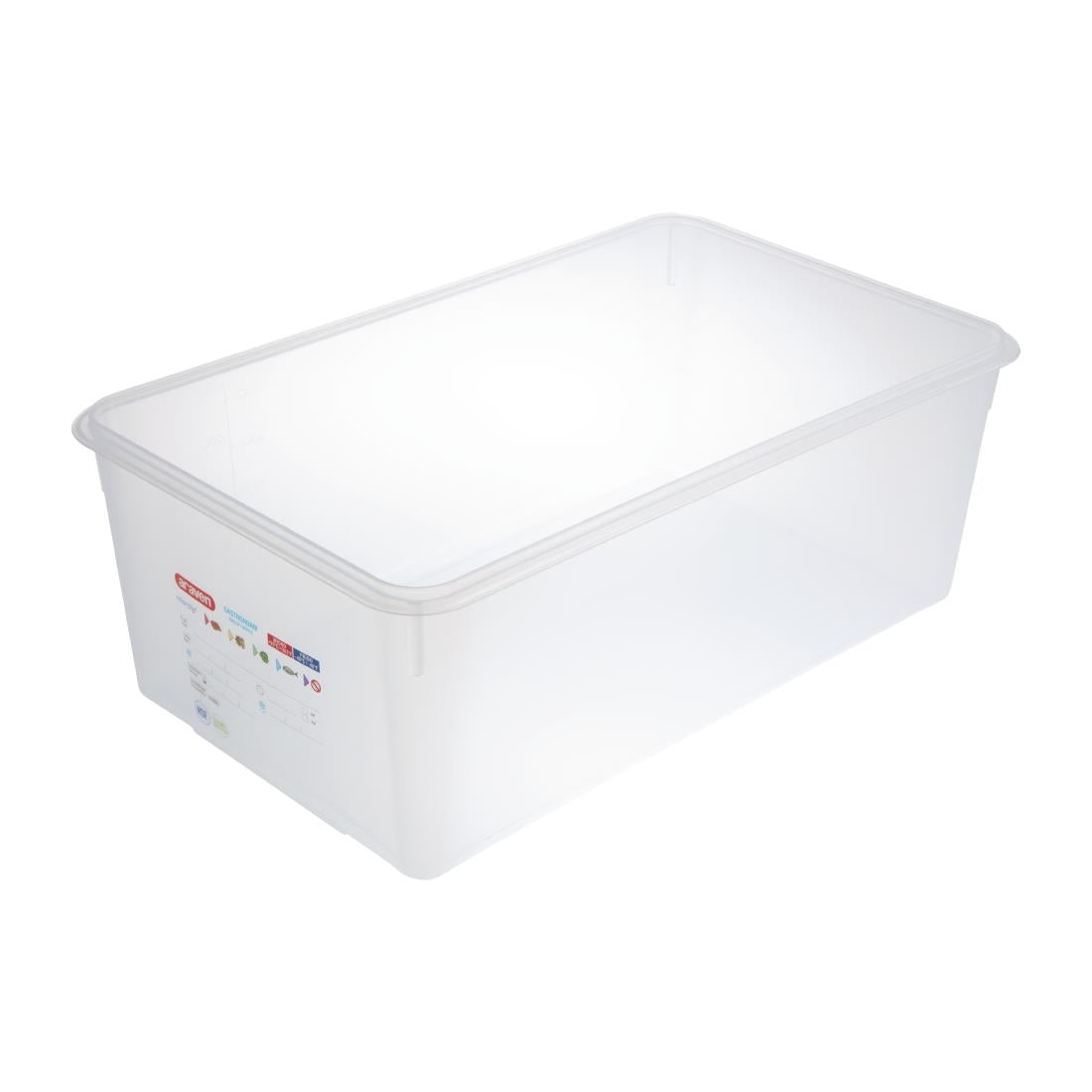 Araven GN 1/1 voedseldoos met deksel 28L (4 stuks)