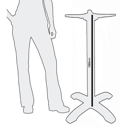 Bolero gietijzeren statafelpoot 108cm