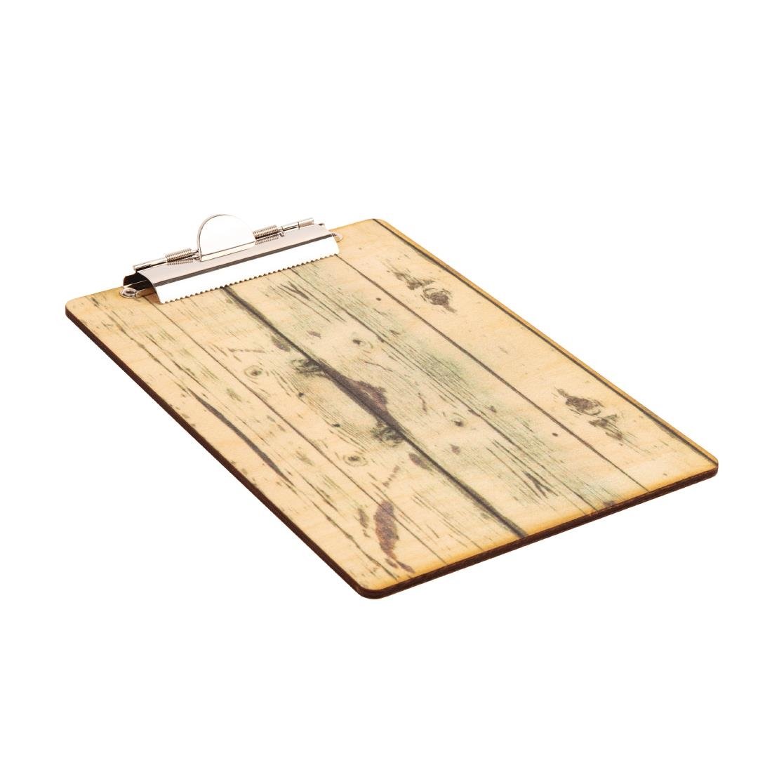 Olympia menu klembord met hout-effect A5
