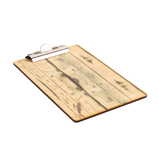Olympia menu klembord met hout-effect A5