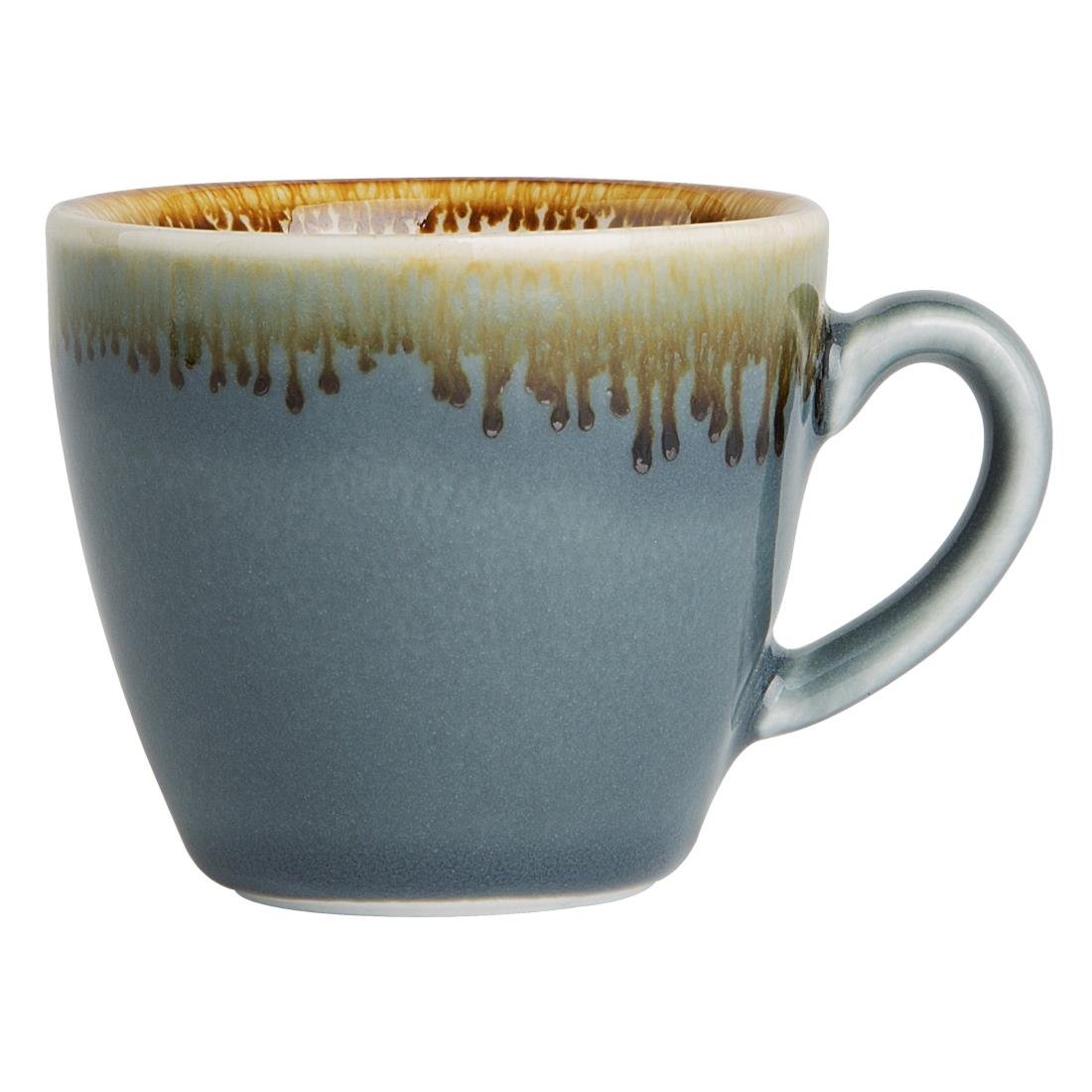 Olympia Kiln espressokopjes blauw 85ml (6 stuks)