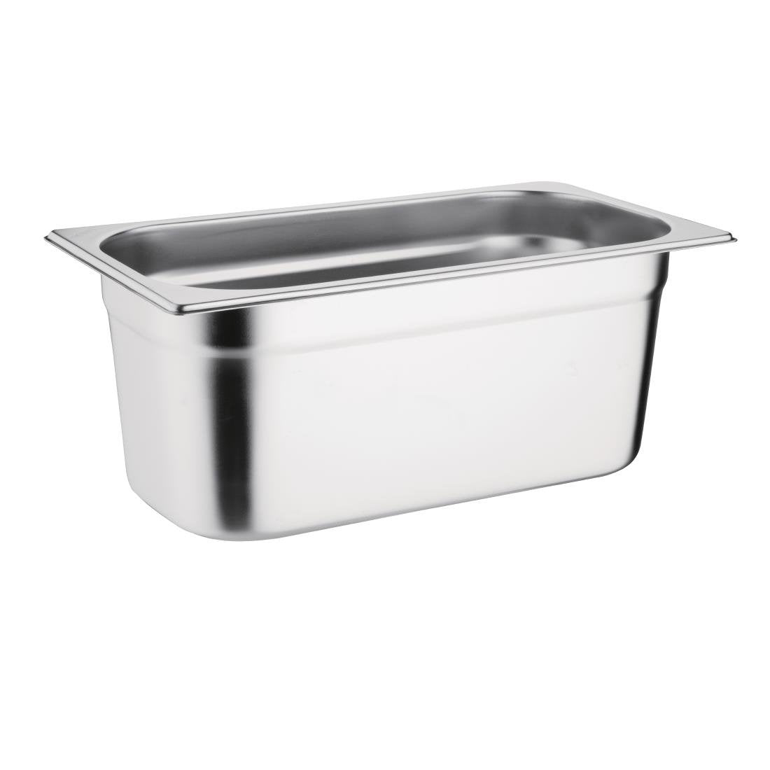 Vogue roestvrijstalen 1/3 gastronorm bak 100mm