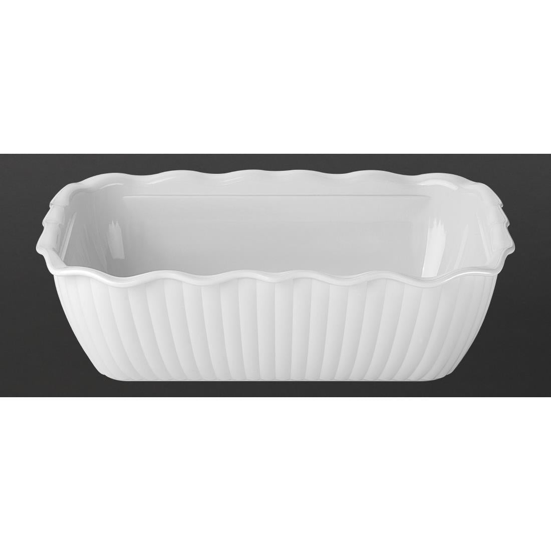 Olympia Kristallon Middelgrote Saladebak - Wit