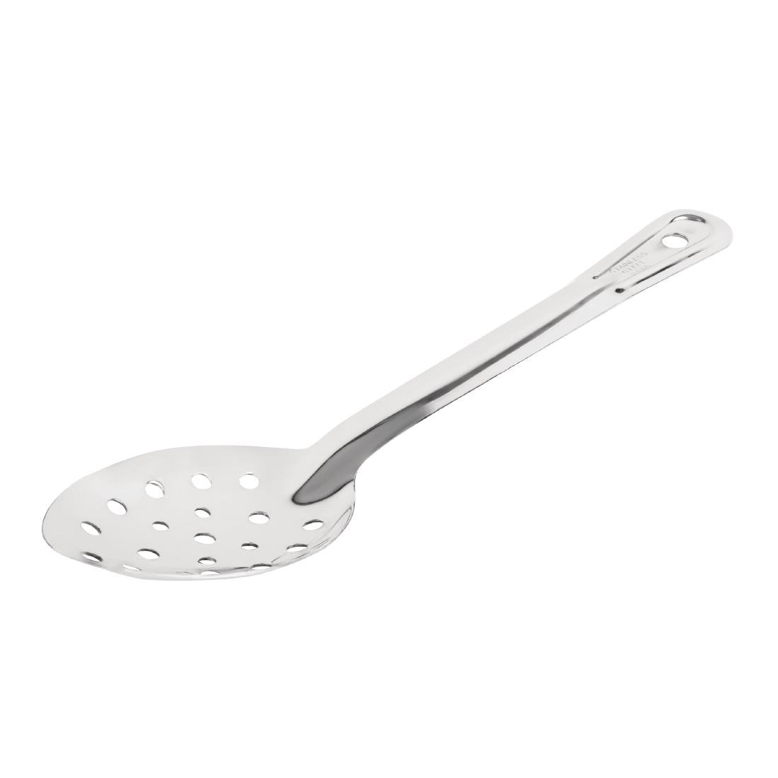 Vogue geperforeerde RVS serveerlepel 28cm