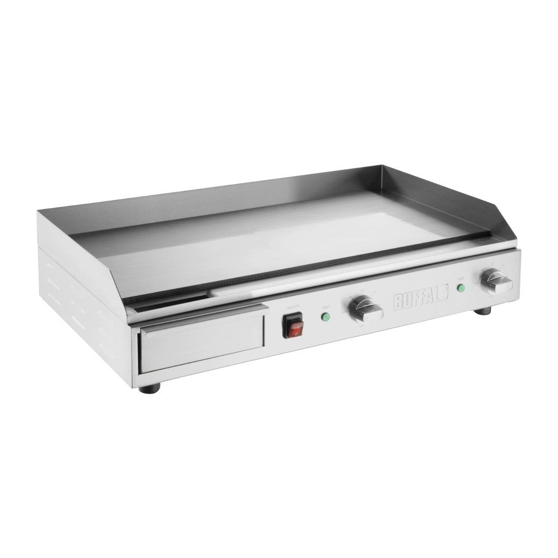 Buffalo Extra Brede Heavy-Duty Bakplaat 24(H) x 74,5(B) x 47(D)cm 2900W