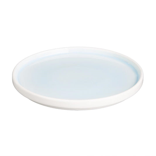 Olympia Fondant borden aqua blauw 215mm (6 stuks)