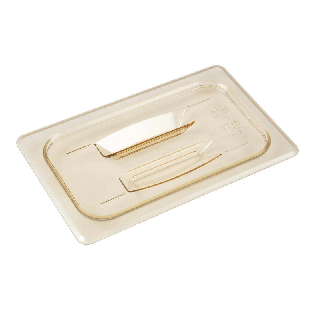 Cambro Polycarbonaat Hittebestendig 1/4 Gastronorm deksel met handvat