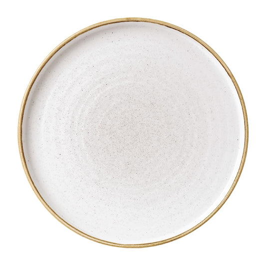 Churchill Stonecast Barley White Bord Met Opstaande Rand 22cm (pak van 6)