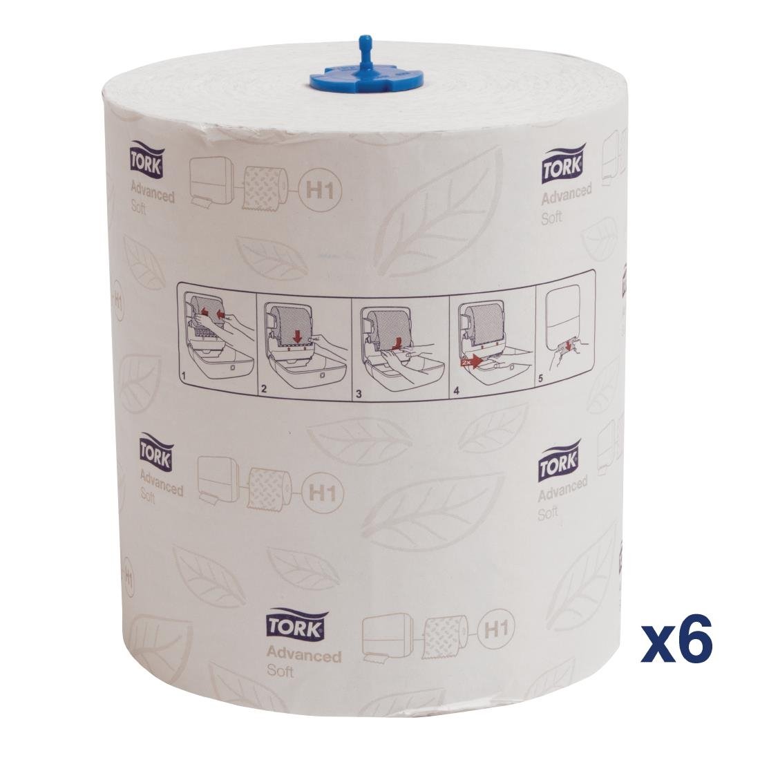 Tork Advanced handdoekrollen 2-laags 150m (6 stuks)
