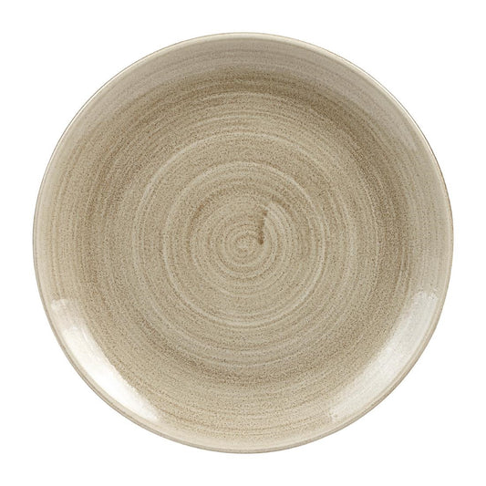 Churchill Stonecast Patina Antique Taupe Coupe Evolve Coupe Bord 32.4cm (pak van 9)