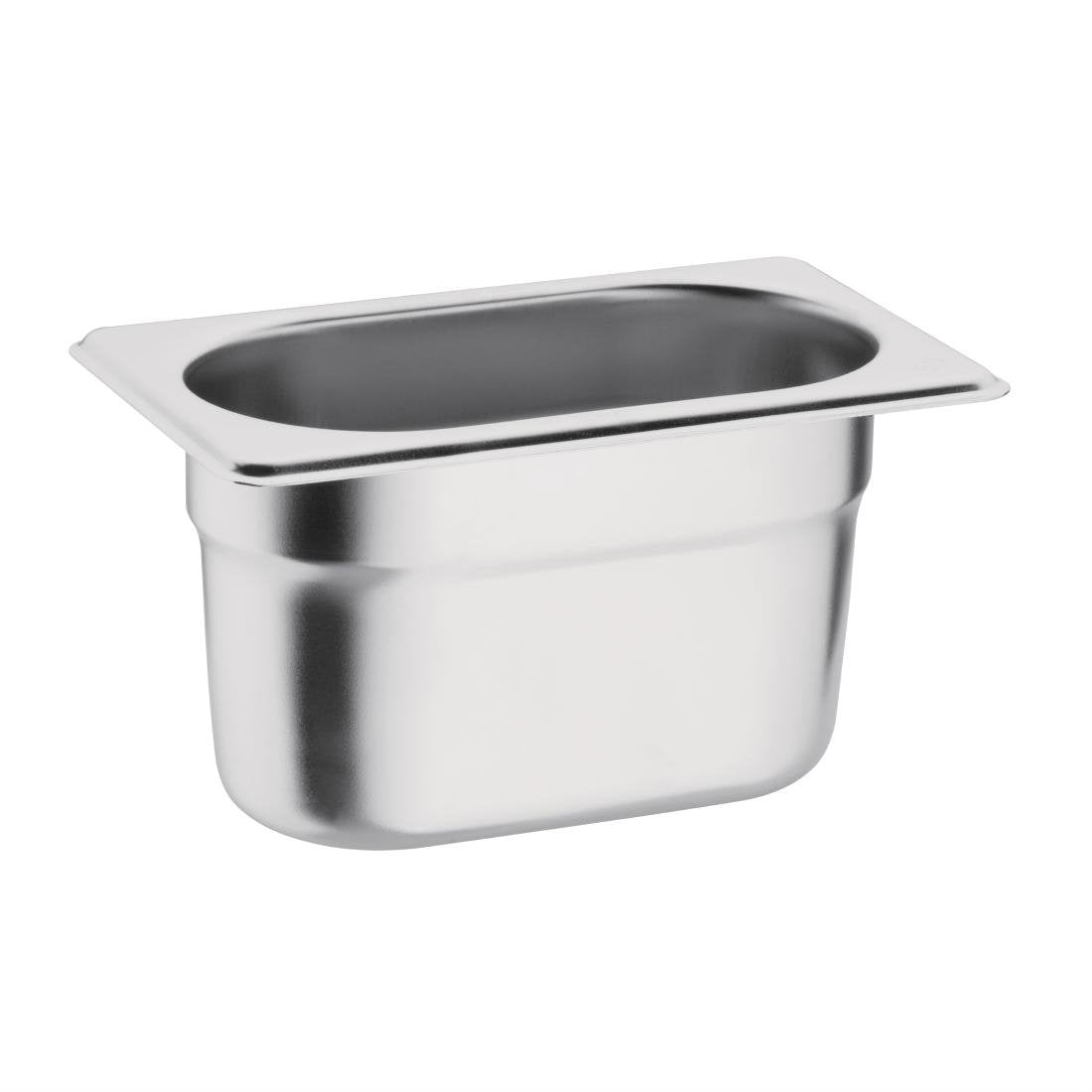 Vogue roestvrijstalen 1/9 gastronorm bak 100mm