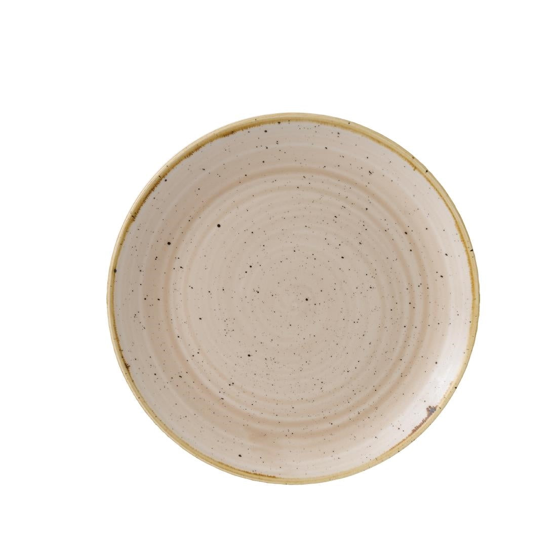 Churchill Stonecast Nutmeg Cream Evolve Coupe Bord 22cm (pak van 12)