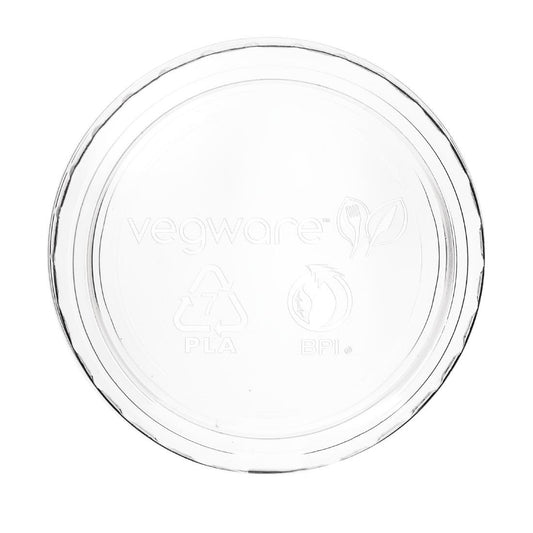Vegware composteerbare deksel voor 5,7cl portiebakjes (2000 stuks)