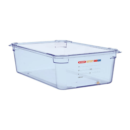 Araven ABS blauwe GN 1/1 voedseldoos 15cm diep