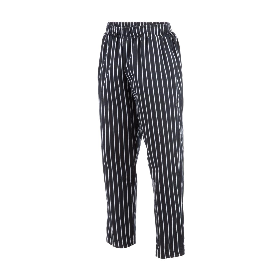 Chef Works Designer baggy koksbroek krijtstreep M