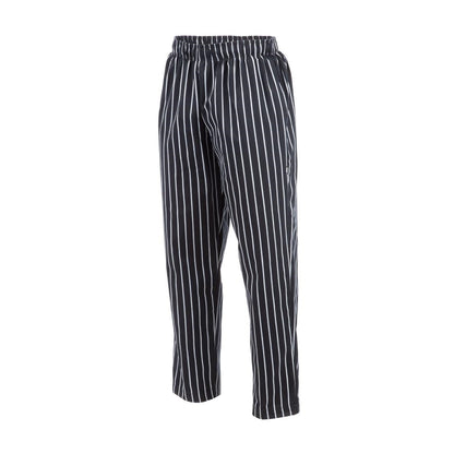 Chef Works Designer baggy koksbroek krijtstreep M