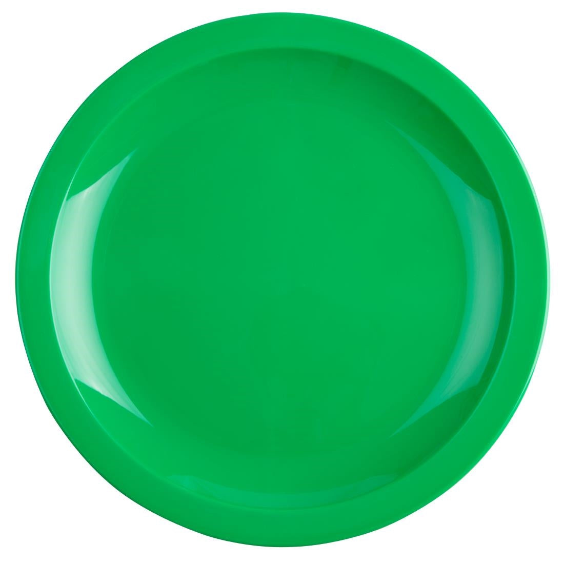 Olympia Kristallon polycarbonaat borden 23cm groen (12 stuks)
